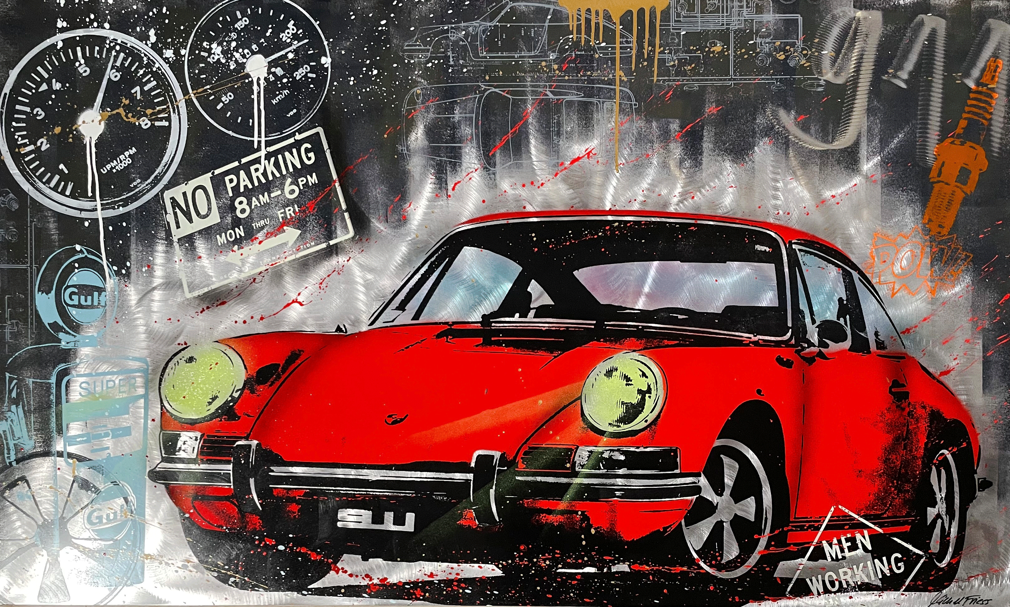 Michel Friess "Porsche 911 - rot"