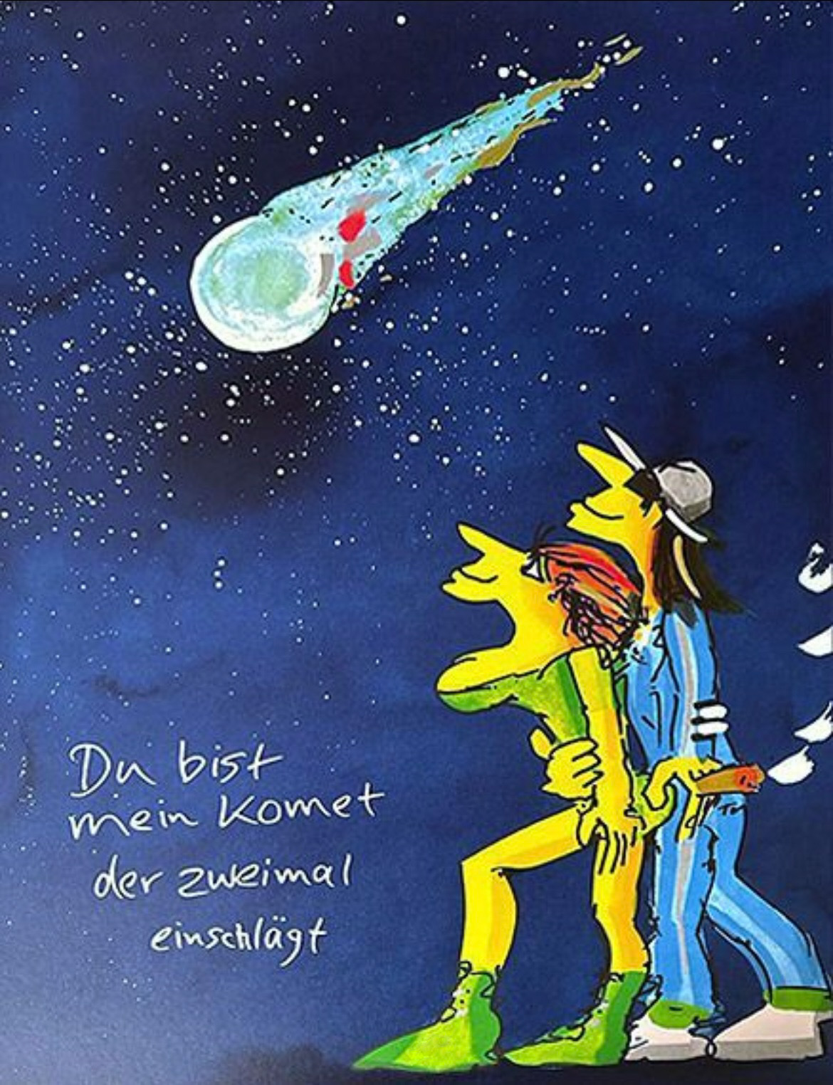 Udo Lindenberg "Du bist mein Komet, der zweimal einschlägt"