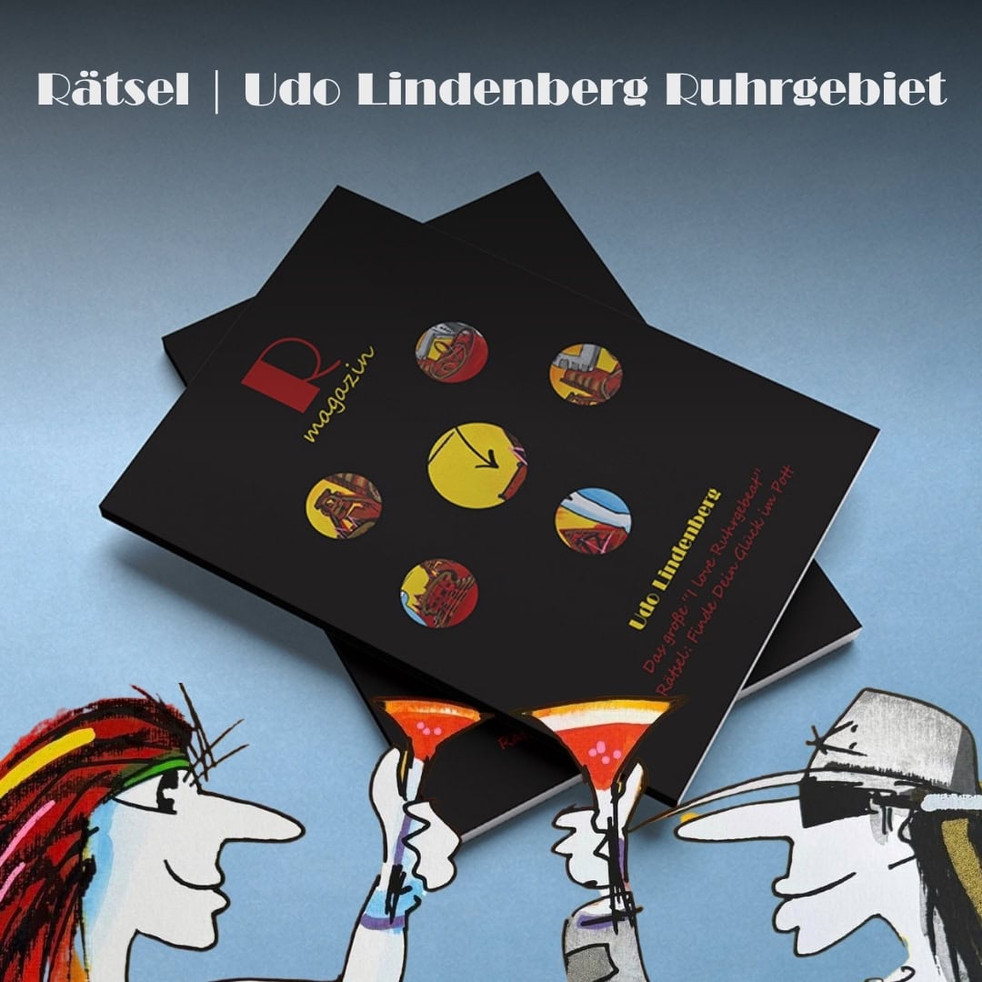 Interaktive Collage der Ruhrgebiet-Landmarken aus Udo Lindenbergs „I Love Ruhrgebeat“ inklusive Kunsthaus Reuer.