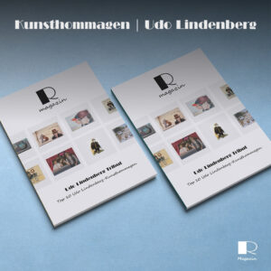 Udo Lindenberg Kunsthommage – Collage mit Werken von Otto Waalkes, Jörg Knör, Skyyloft und Thomas Jankowski | Kunsthaus Reuer Gladbeck