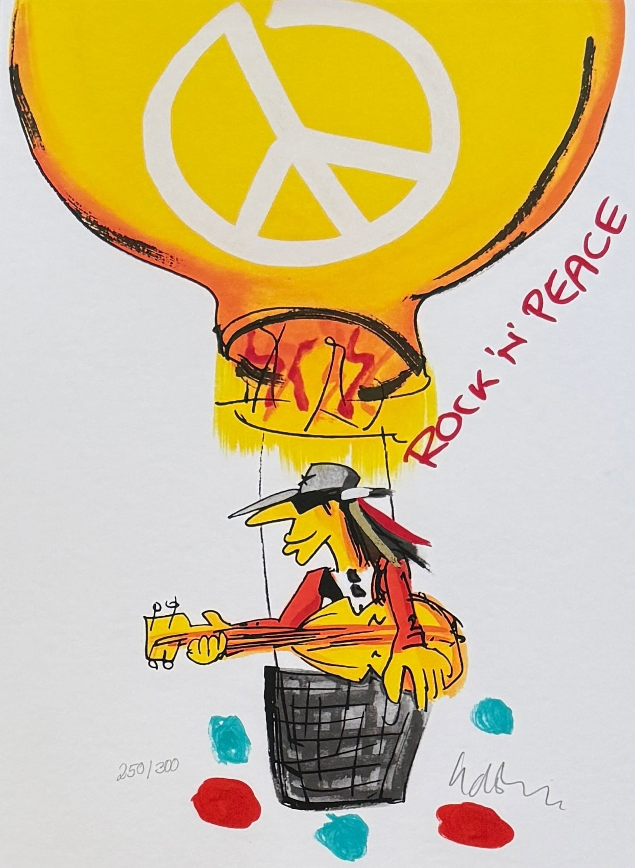 Rock n Peace (Druck mit Unikatscharakter) – Bild 2