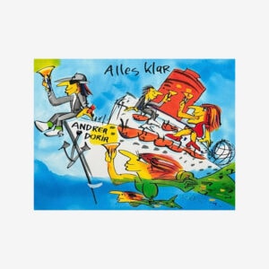 Objektansicht von Udo Lindenbergs Andrea Doria 2026 mit weißem Schiff und rotem Aufbau.